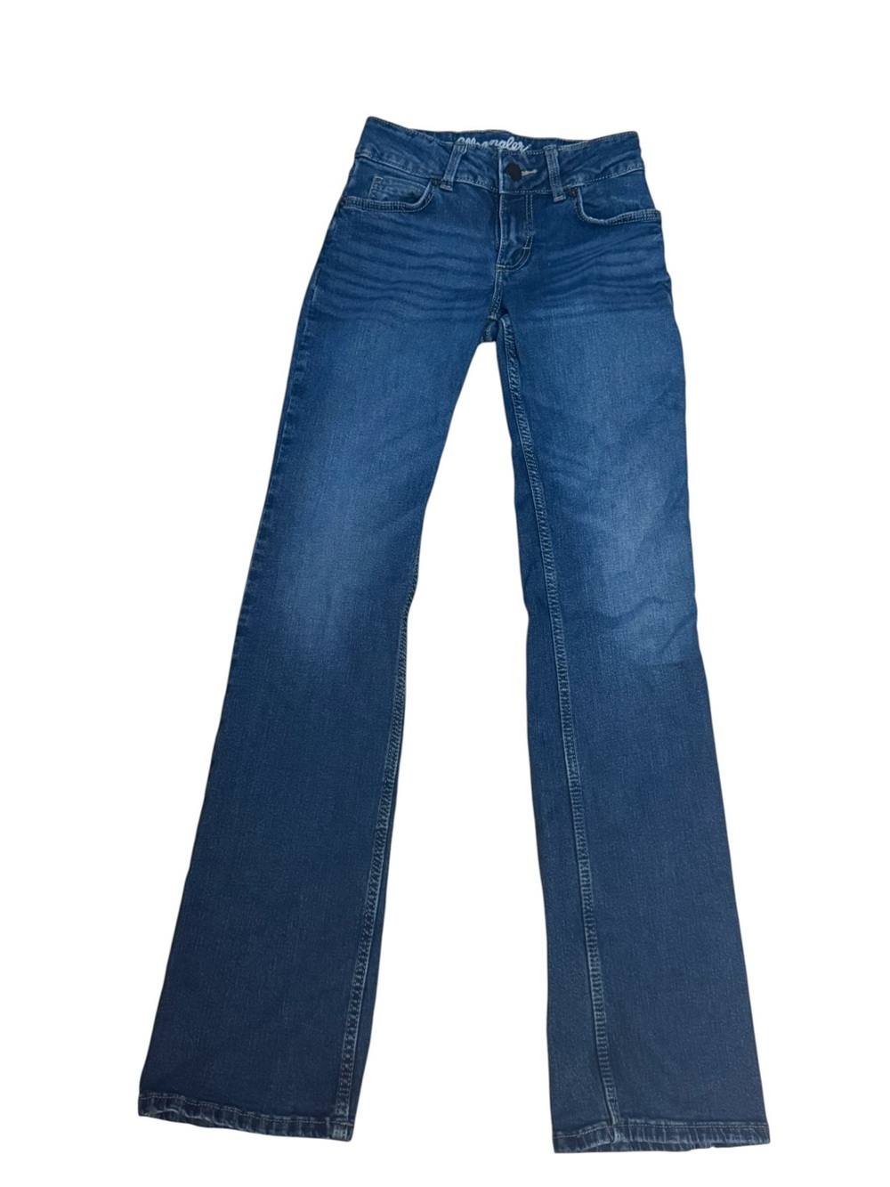 Women's Dark Blue Bootcut Jeans waist 22 inseam 33 western, rodeo, equestrian